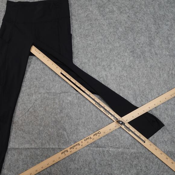Lululemon Leggings Womens 4 Fast Free II 24" Black Yoga Run Gym Workout Athletic - Picture 4 of 10